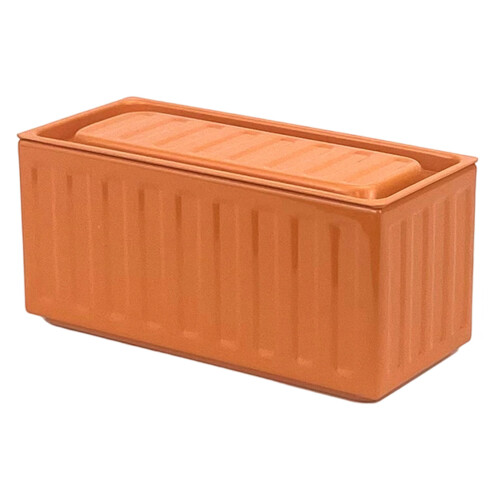 Small Container Desk Organizers for Pencils Erasers-Orange