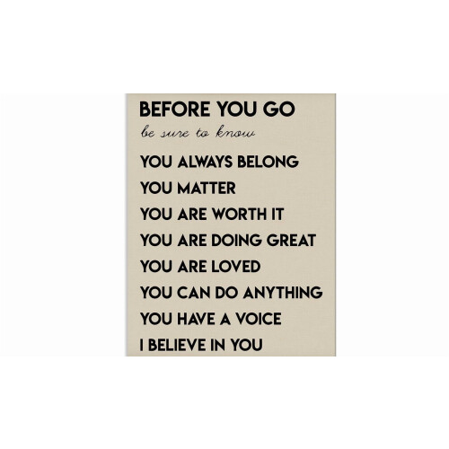 Mental Health Affirmation Wall Art Print