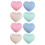 Heart-Shaped PP Sauce Bowls (8 pcs, Assorted Colours) 1