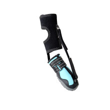 Drop Foot Brace met Reel voor Hond Geen Knuckling-S zwart blauw