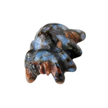Hand Carved Healings Crystals Gemstones-Blue flash stone