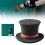 Silikoninen ilmatiivis pullonkorkki, Top Hat -pullonkorkki, 1 pakkaus 1