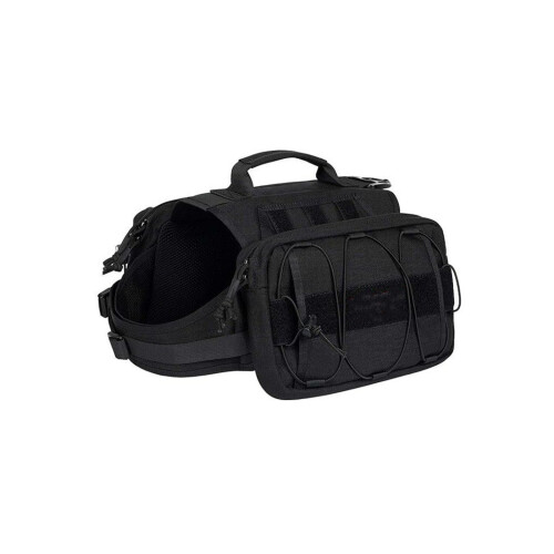 Canine Pack Multiple Pocket Storage For Nature-Black