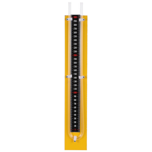 1Set High Sensitivity U-Shaped Water Column Manometer for Gas Testing