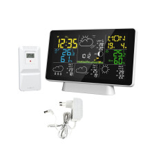 Kleurendisplay Elektronische thermometers WiFi Automatische-Wit