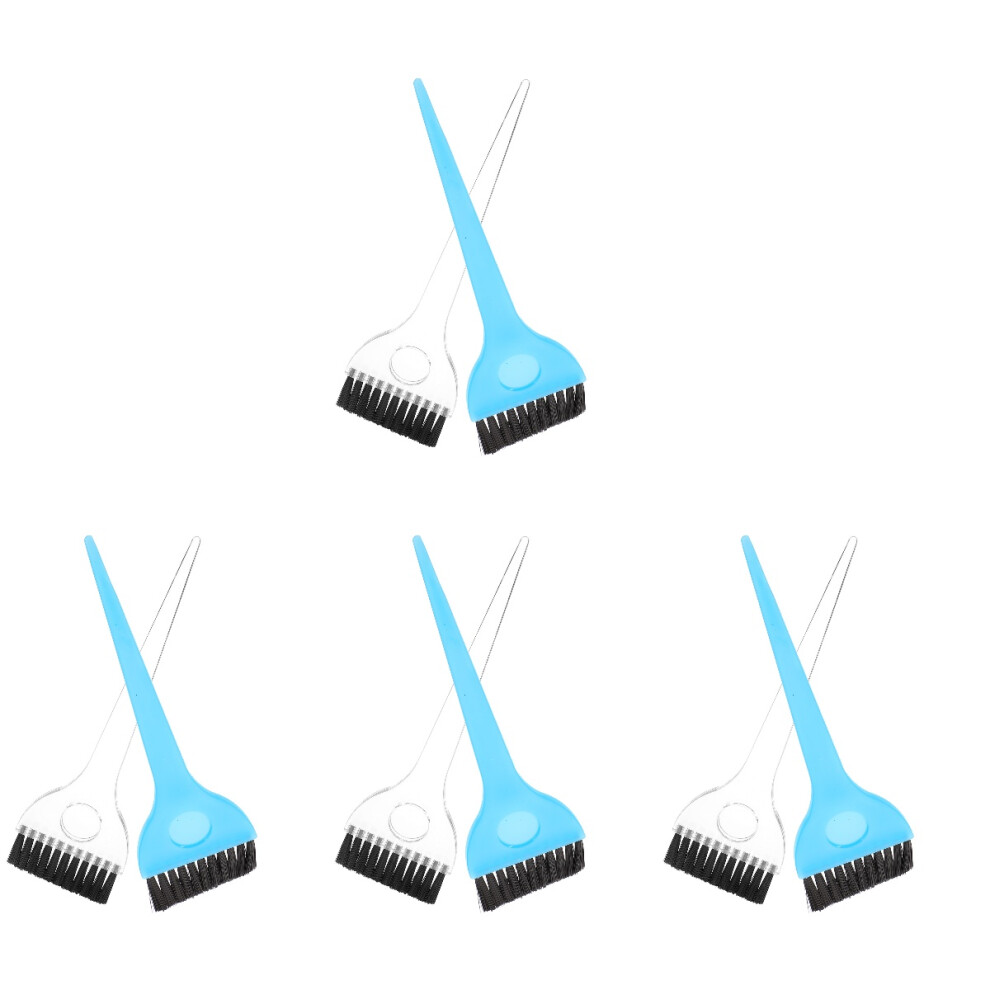 Artibetter 8Pcs Hair Dye Comb Brush For Hair Coloring Flexible Plastic Salon Tool