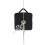 3Sets Silent Clock Motor Kit Silver Plastic for Wall Clock DIY Repair 1