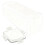 Kitchen Counter Bread Case Clear Window Slide Out Tray-White 1