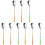 9Pcs Polished Stainless Steel Soup Spoons Assorted Color Tableware Set 1