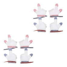 4Pairs Baby Finger Sucking Stop Gloves Skin-Friendly Protective Gloves