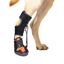 No Knuckling Boot Brace Drop Foot Brace with-L black oranges