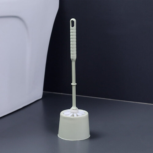 WC-Bürsten-Set mit Halter, Kompakt Grün