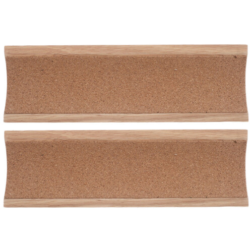 2Pcs Kitchen Rolling Pin Base Holder Wood Anti-Roll Pastry Dough Rack