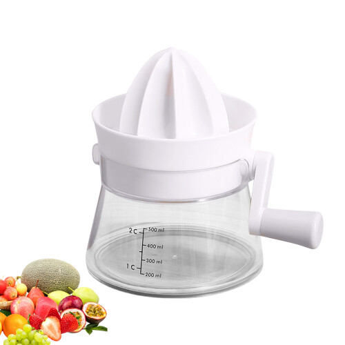 Multifunctional Hand Juicer for Lemon and Oranges Manual-White