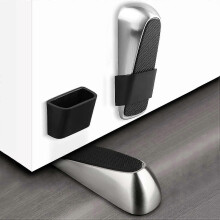 Strongest Door Stopper (2 Pack) Heavy Duty Door Stop Wedge with 2 Door Stoppers Wall Protectors