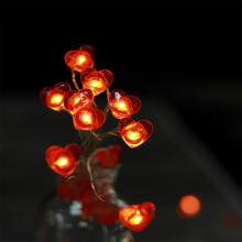 Guirlande lumineuse Red Heart 3m30 LED à piles