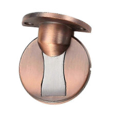 (Red bronze color) 2025 Door Stopper, Invisible Magnetic Door Stop, Stainless Steel Floor Magnetic Door Catch Door Holder