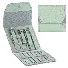 pu Leather Nail Scissors Set Nail Clippers Set Pedicure Set-12 Pieces Of Stainless Steel Manicure Kit Fingernail Clippers Kit Nail Care Kit Gifts PXCL