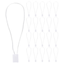 1200Pcs White Plastic Clothing Tag Fasteners Snap Locks