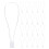 1200Pcs White Plastic Clothing Tag Fasteners Snap Locks 1