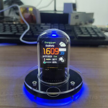 Smart WiFi Nixie Tube-klokke 1,54" skjerm