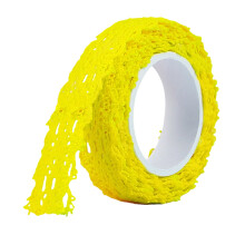 Hollowed Lace Ribbon Tape 1.7M DecorativeAdhesive Fabric-Yellow