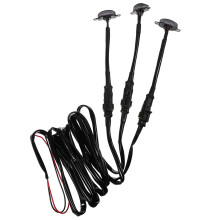 9Sets High-Intensity Waterproof Car Warning Strobe Lights Black