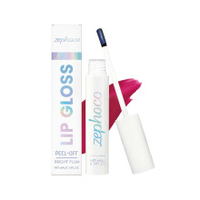 Zephoco Plum Red Peel-Off Lip Gloss Is A Natural And Easy-To-Apply Lip Makeup for Daily Use, Making It Easy To Apply And Suitable for Commuting