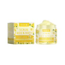Limited time!!Ouhoe Lemon Exfoliating Scrub Gel Gentle Cleansing, Softening, Nourishing, Fragrant, Moisturizing Body Cream