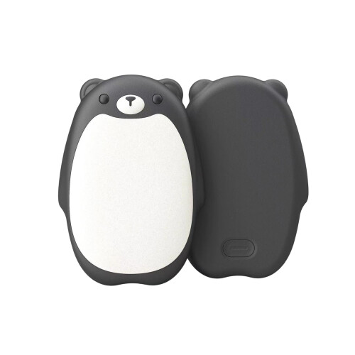 Double Magnetic Hand Warmers 2000mAh Rechargeable- Black