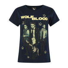 (5-6 Years) Wolfblood Short Sleeved T-Shirt (Girls Blue)