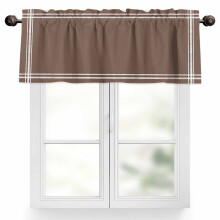Brun kappa 60x18 tommer polyester stanglomme