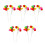 Miniatur-Ballonornamente, 10er-Set, verschiedene Farben 1
