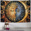 Tapeçaria Boho Sol e Lua 50x40 polegadas 1