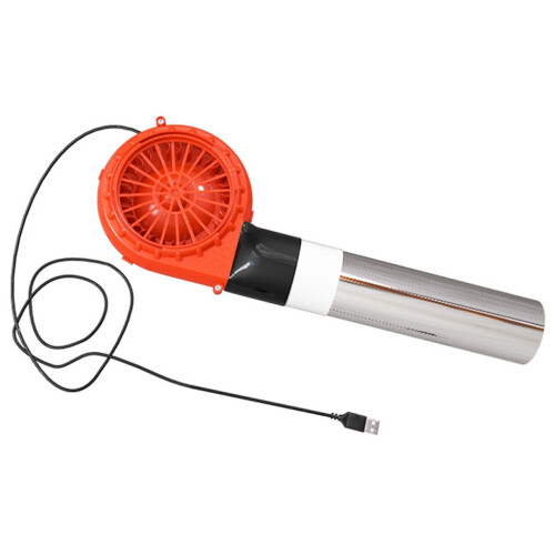 USB-driven grillfläkt 12x3.2cm5V1A med hastighetskontroll