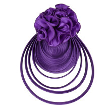 Banda Ceann Corcra Fascinator do Mhná – Cóisir Tae &