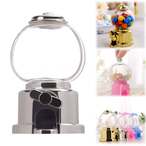 Dispensador de chicles mini – Tarro de plástico para dulces, 1