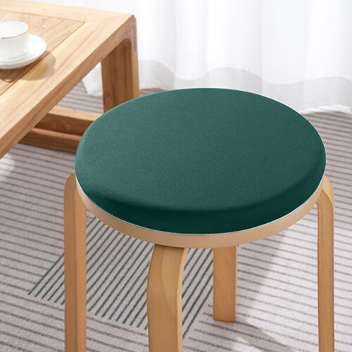 Μαξιλάρι καρέκλας Memory Foam στρογγυλό 14x14 ιντσών από πράσινο μετάξι