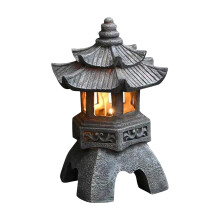 Japanese Garden Lantern Pagoda Style 18 Inch