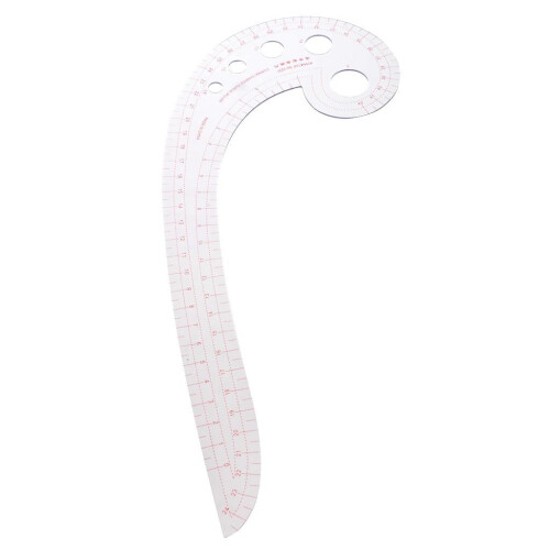 Fransk kurvelineal til syning, 30 cm