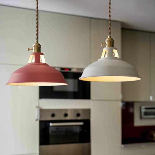 Moderne Scandinavische plafondlamp voor de eetkamer, wit
