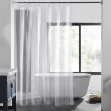 Doublure de rideau de douche transparente en PEVA 180 x 180 cm