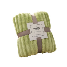 Grass Green Rabbit Plush Coral Fleece Blanket 59 x 78.7 in