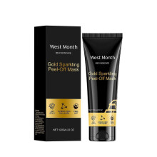 West Month Gold Peel-Off Mask 24K Gold Collagen Peel-Off Mask Firming, Moisturizing, And Cleansing Mask