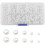 Perles rondes blanches d'imitation pour la création de bijoux (1 boîte) 1