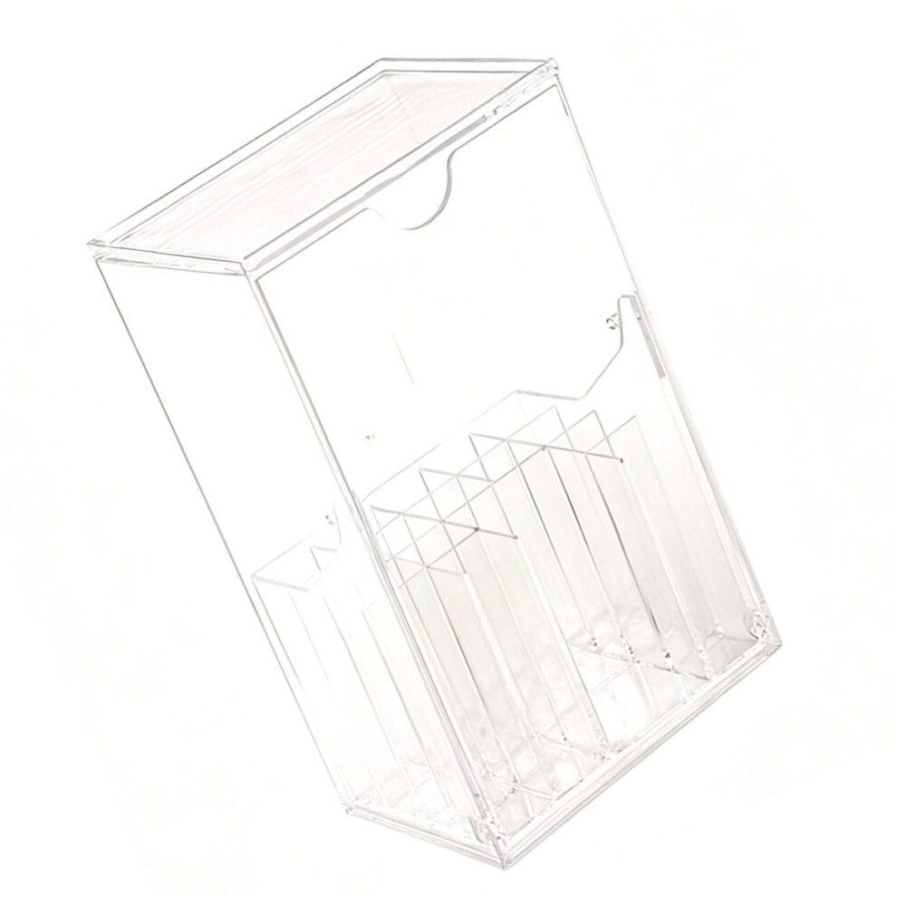 Spacious Acrylic Dressing Table Tray Holds Brushes Lipsticks And