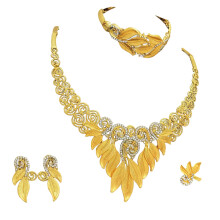 Sophisticated 45cm Necklace With 3cm Earrings Set-Section 6