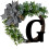 Houten deurhanger met initialen – 38 cm monogramkrans 1