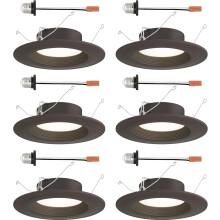 Designers Fountain LED-Einbauleuchten, 6er-Pack, 5-6 Zoll