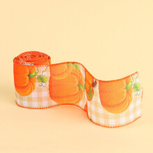Herfstlint met verstevigde rand, polyester, 5,8 cm